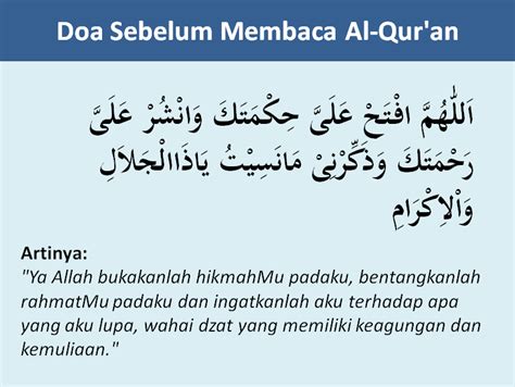 Doa Sebelum Dan Selepas Baca Quran Doa Yasin Adab Kelebihan Membaca - Riset