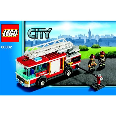 LEGO Fire Truck Set 60002 Instructions | Brick Owl - LEGO Marketplace