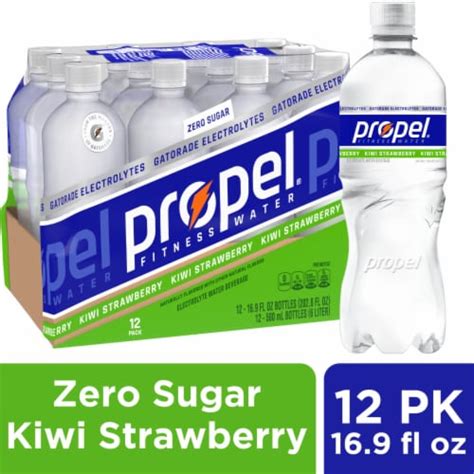 Propel® Zero Sugar Strawberry Kiwi Flavored Electrolyte Water Beverage, 12 pk / 16.9 fl oz - Kroger