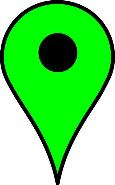 Map Pin Green Clip Art at Clker.com - vector clip art online, royalty free & public domain