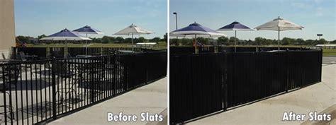 Privacy Slats for Aluminum, Steel, and Wrought Iron Fence 8′ Section – Virginina Gate