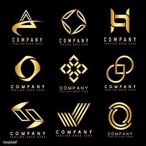 Set of company logo design ideas vector | premium image by rawpixel.com / Aew | Logo design ...