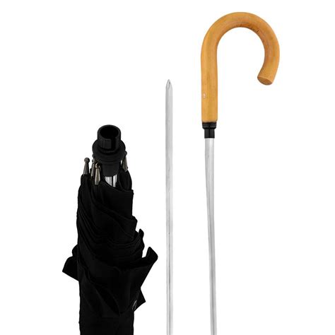 Fayet Sword-Gadget Umbrella Tourist Handle Walking Cane