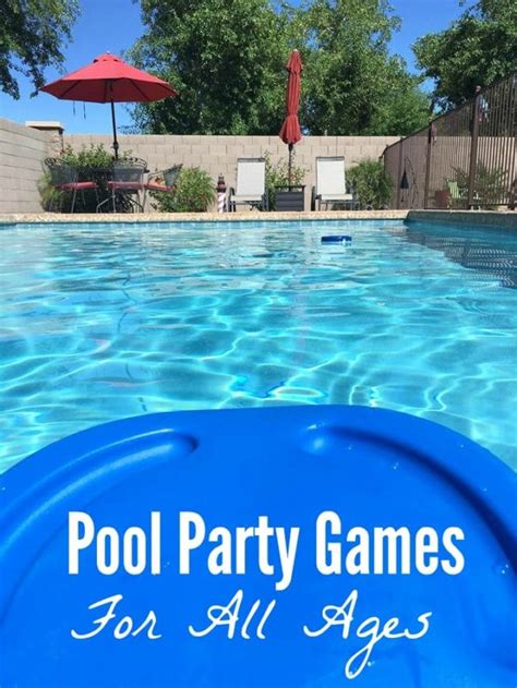 Pool Party Games for All Ages | Shaping Up To Be A Mom