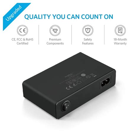 Anker PowerPort 10 -60W Charging Station 10 Port USB Charger - Black Price In Pakistan