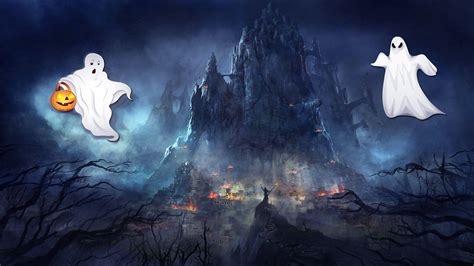 Ghost Desktop Halloween Wallpapers - Wallpaper Cave