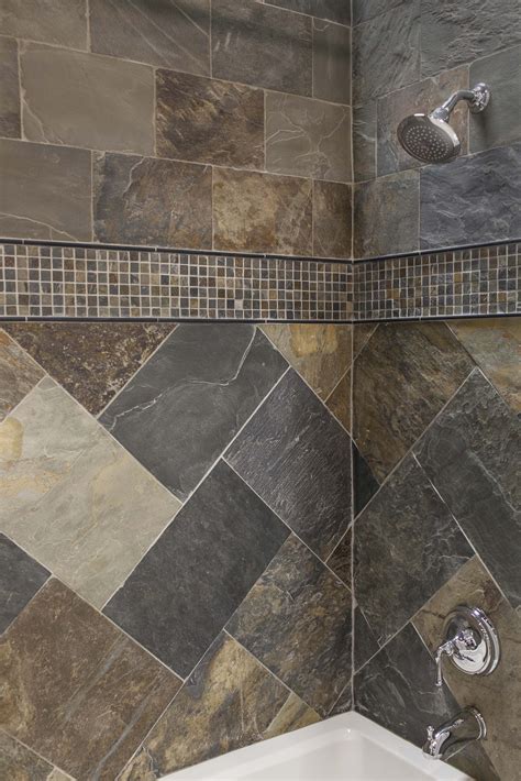 Bathroom Slate Tile - Brazilian Black Honed Slate Bathroom Tiles 600x300x10 ... : Some slate ...