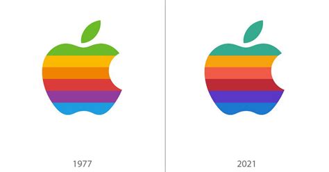 apple revives 1977 rainbow logo but colors don’t match the original