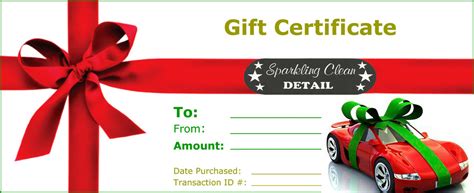 Online Gift Store - Sparkling Clean Car Wash