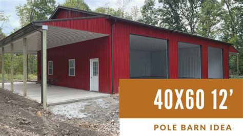 Breathtaking Ideas Of 60 X 40 Pole Barn Photos | Lantarexa