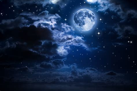 Wallpaper : sunlight, night, sky, clouds, Moon, moonlight, atmosphere, universe, astronomy ...