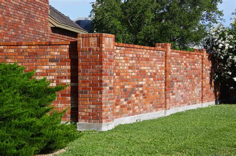 brick fence | Brick fence, Fence design, Modern fence