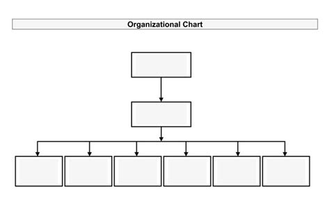 Blank Organizational Charts - 13 Free PDF Printables | Printablee | Organizational chart, Flow ...