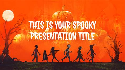 Trick or Treat Halloween Google Slides Template Google Slides . Free Google Slides Template ...