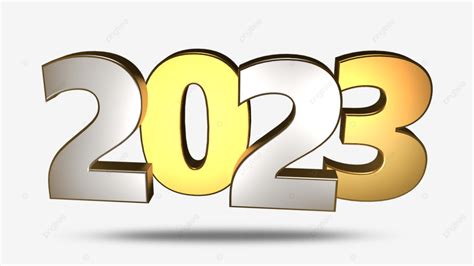 Happy New Year 2023 Gold And White Gradient, Happy New Year, 2023, New Year PNG Transparent ...