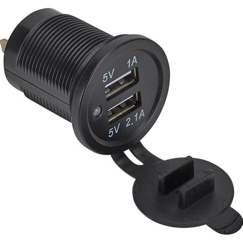 12V Dual USB Charger Port