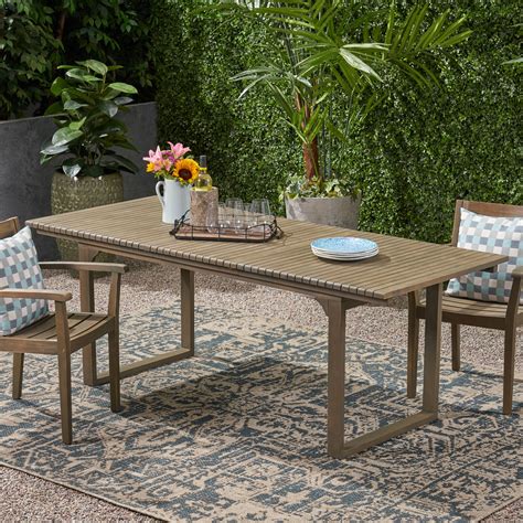 Expandable Outdoor Dining Table - Image to u