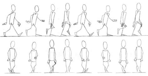 25 Best Walk Cycle Animation Videos and keyframe illustrations | Walking animation, Frame by ...