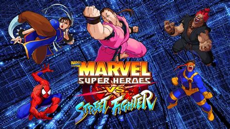 Marvel Super Heroes vs. Street Fighter - Super Moves - PlayStation - YouTube