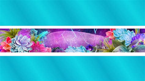 Tropical Neon Purple Youtube Banner Template hosted at ImgBB — ImgBB