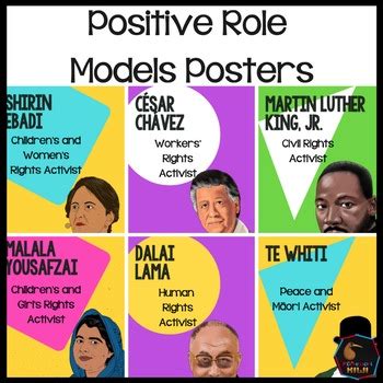 Positive Role Models Posters by Montessorikiwi | TpT