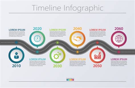 Premium Vector | Presentation business road map infographic template with 6 options.