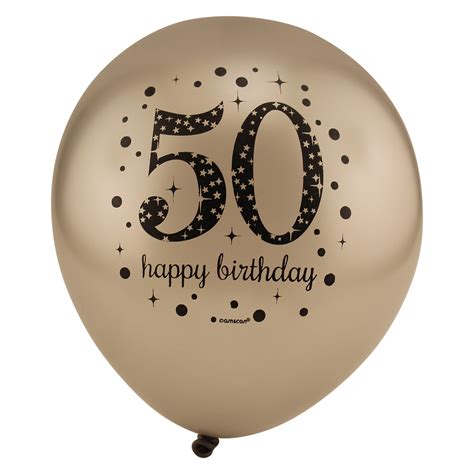 50th Birthday Balloons And Banners