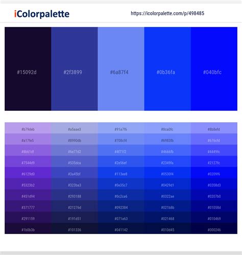 5 Latest Color Schemes with Cornflower Blue And Blue Color tone combinations | 2024 | iColorpalette