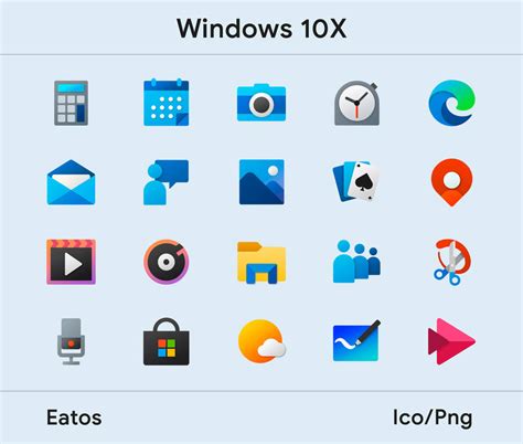 Windows 10X Icons by EatosDesign on DeviantArt