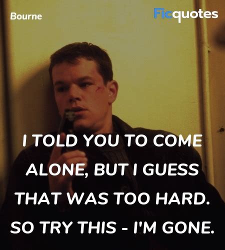 The Bourne Identity (2002) Quotes - Top The Bourne Identity (2002) Movie Quotes