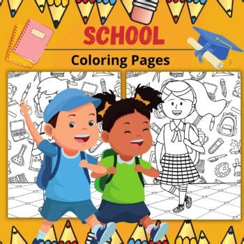 Printable Back to School Coloring Pages Sheets - Fun August Activities