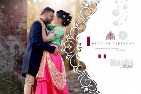 Wedding Album Cover Page Design Psd Free Download 12x36 2021 - IMAGESEE