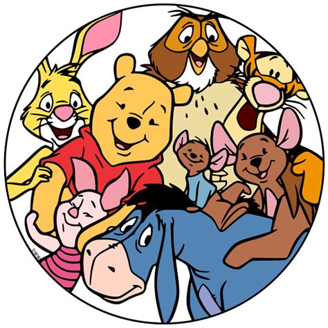 Winnie the Pooh Mixed Group Clip Art | Disney Clip Art Galore