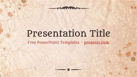 Free History PowerPoint Template - Prezentr