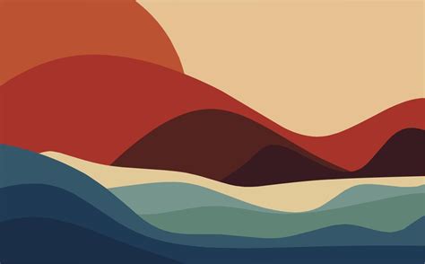 Abstract Landscape Vector Art, Icons, and Graphics for Free Download