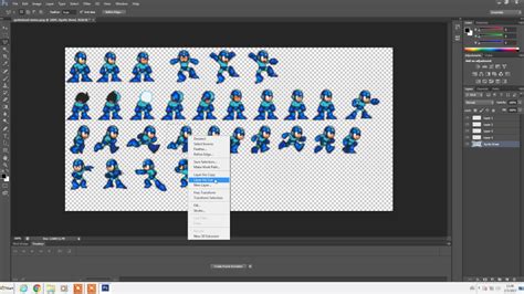 (V1) Photoshop CS6 - Animated GIF from Sprite Sheet - YouTube