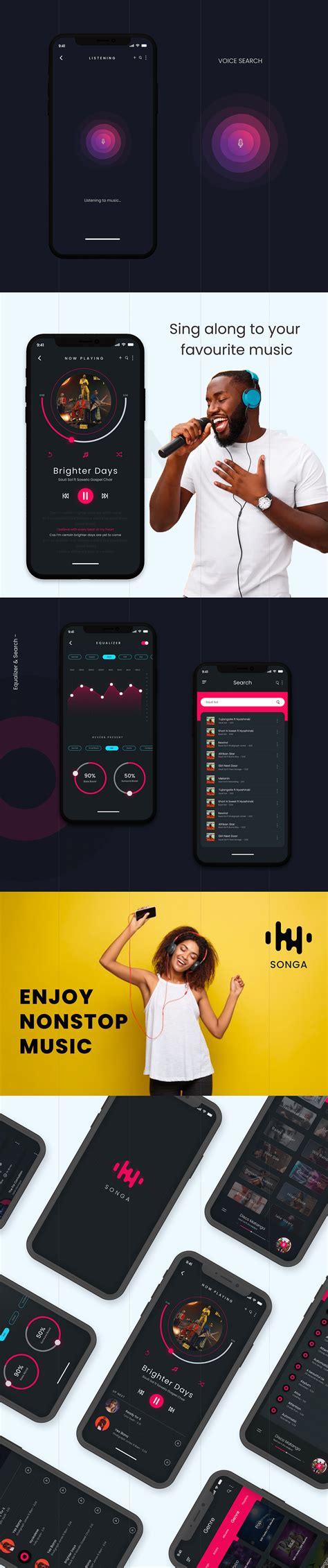 Songa Music App on Behance