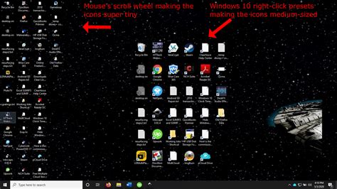 How To Make Desktop Icons Smaller in Windows 10