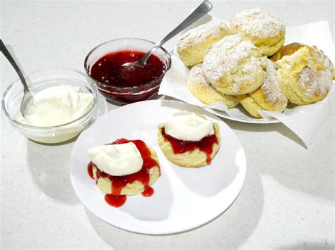 Scones with Jam and Cream