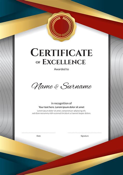 Award Certificate Border Template - Toptemplate.my.id