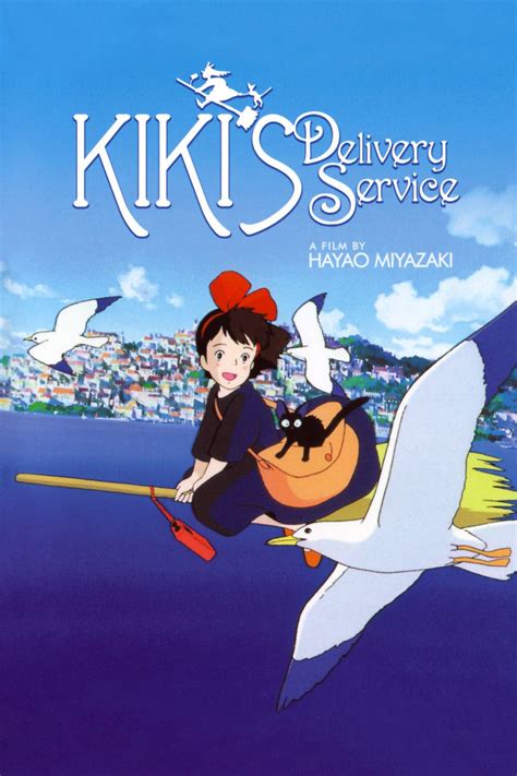 Movie Poster Art: Kiki's Delivery Service (1989) | Studio ghibli, Phù thủy, Áp phích phim