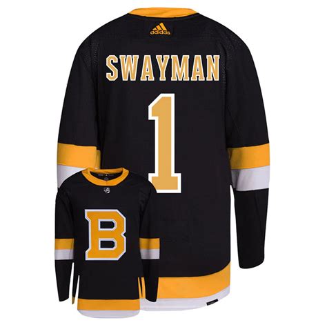 NHL Jeremy Swayman Boston Bruins 1 Jersey – JerseyHouse