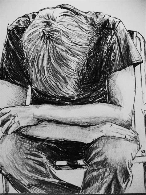 Sad Boys Sketch Panting Pictures Sketch Drawing Of - Sad Sketches - 800x1067 Wallpaper - teahub.io