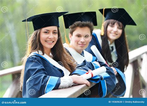 Happy graduation students stock photo. Image of friends - 19369630