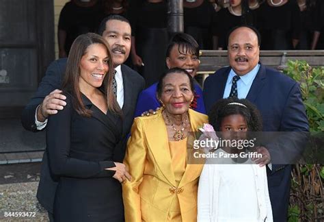 Leah Weber King, Dexter Scott King, Bernice King, Martin Luther King... News Photo - Getty Images