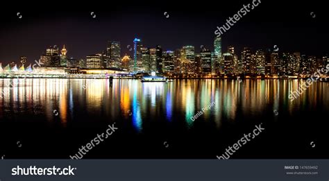 Vancouver Skyline Night Stock Photo 147659492 | Shutterstock