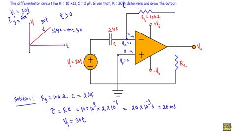 Integrator Using Op Amp Circuit Diagram