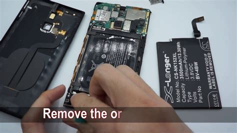 Nokia Lumia 1520 battery replacement || How to replace Cameron Sino battery for CS-NK152XL - YouTube