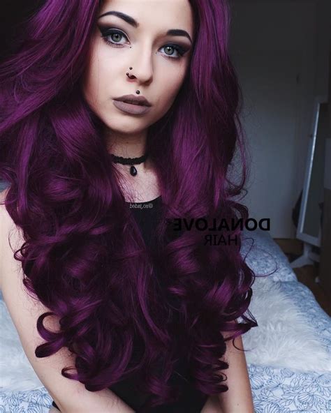 40 Stunning Purple Hair Color Ideas in 2019 - Street Style Inspiration | Lila haare, Haarfarben ...