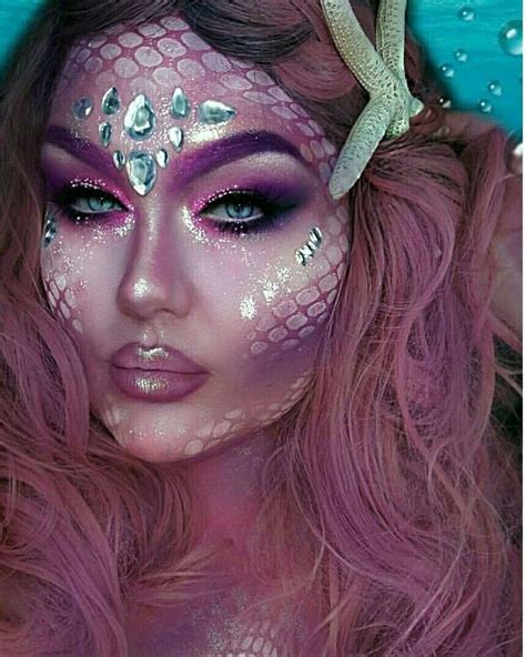 Pin by Bridget B on Fantasy Make Up | Mermaid makeup, Mermaid makeup halloween, Halloween makeup ...